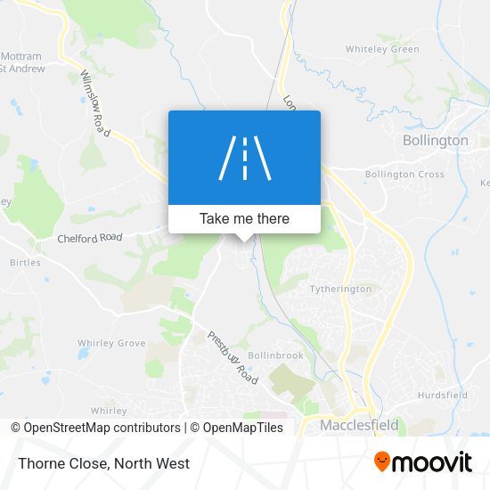 Thorne Close map