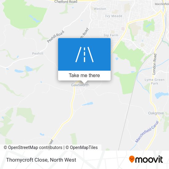 Thornycroft Close map