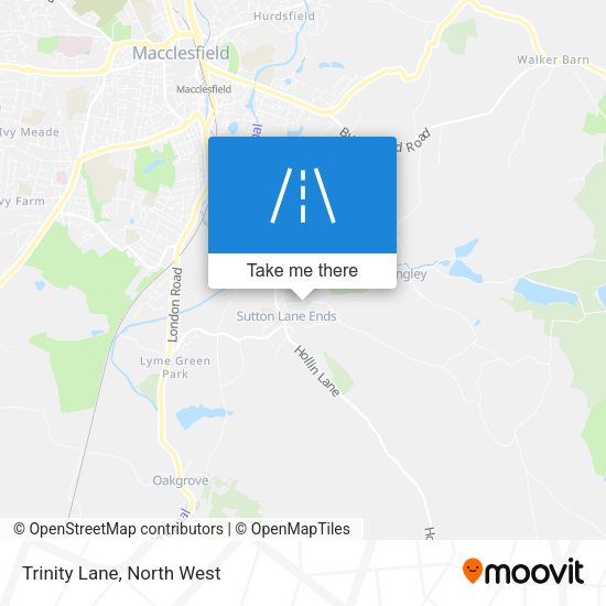 Trinity Lane map