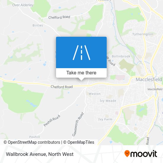 Wallbrook Avenue map