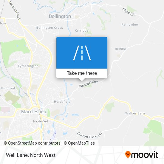 Well Lane map