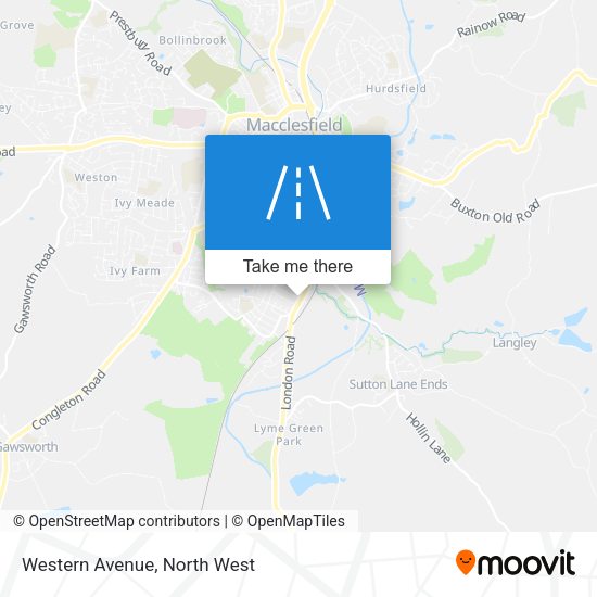 Western Avenue map