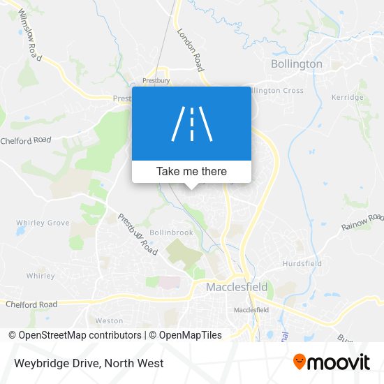 Weybridge Drive map