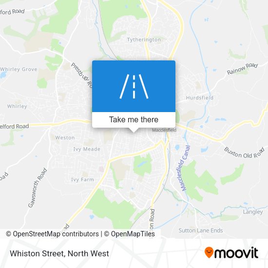 Whiston Street map