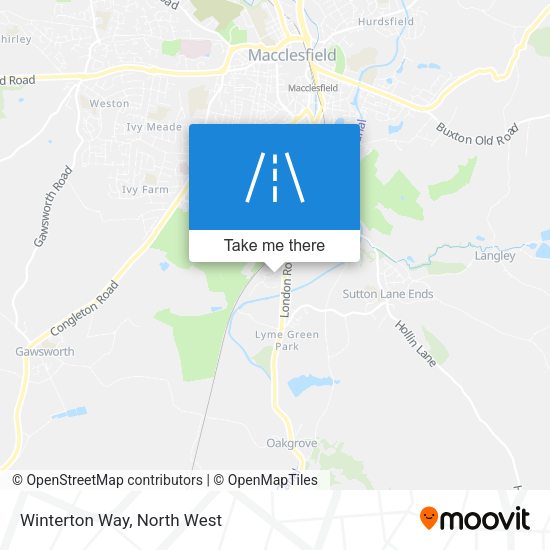 Winterton Way map