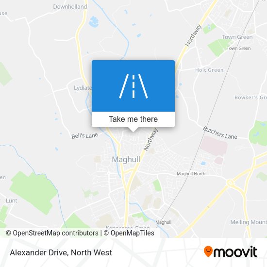 Alexander Drive map