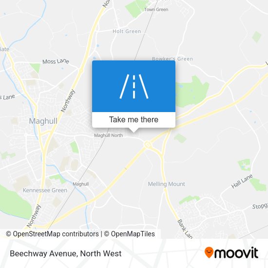 Beechway Avenue map