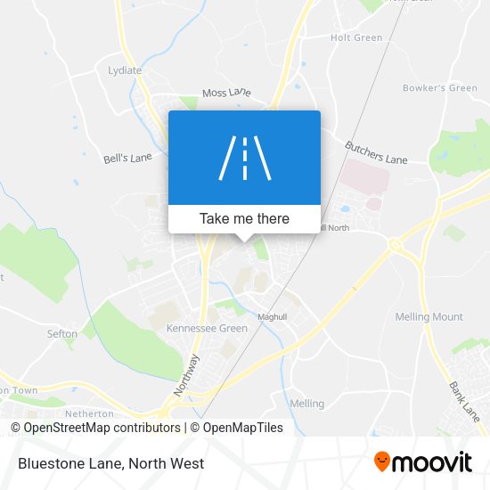 Bluestone Lane map