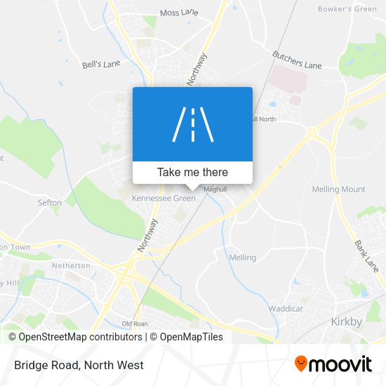 Bridge Road map