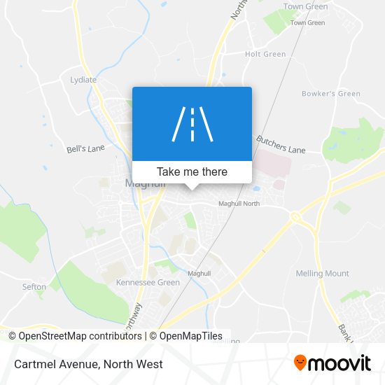 Cartmel Avenue map