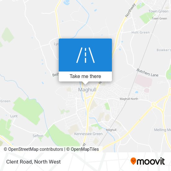 Clent Road map