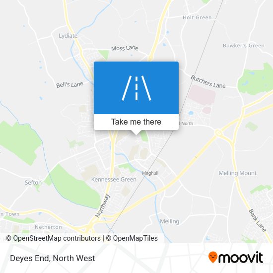 Deyes End map