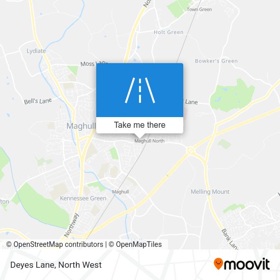 Deyes Lane map