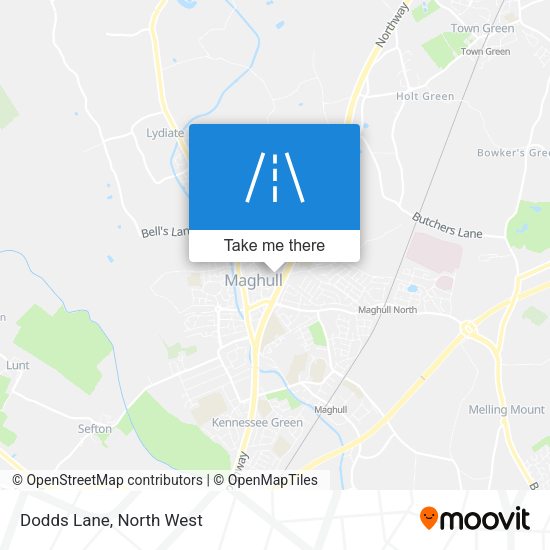 Dodds Lane map
