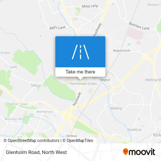 Glenholm Road map