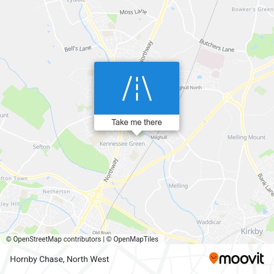 Hornby Chase map