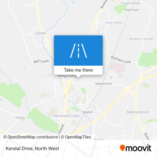 Kendal Drive map