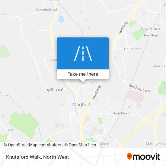 Knutsford Walk map