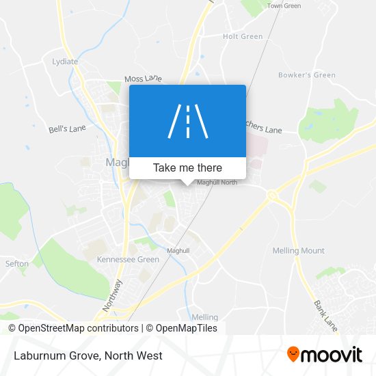 Laburnum Grove map