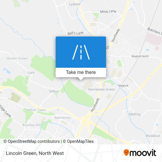 Lincoln Green map