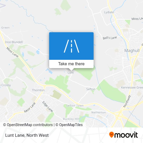 Lunt Lane map
