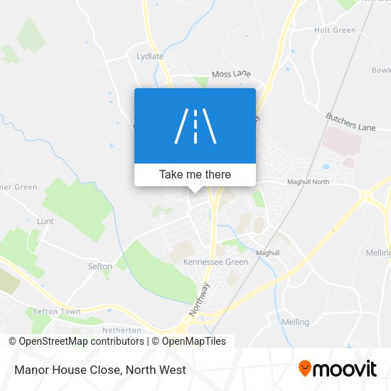 Manor House Close map