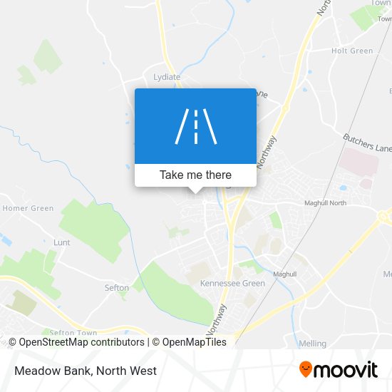 Meadow Bank map