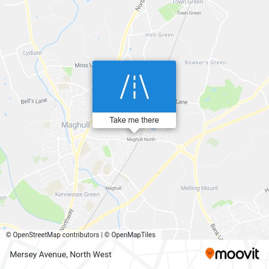 Mersey Avenue map