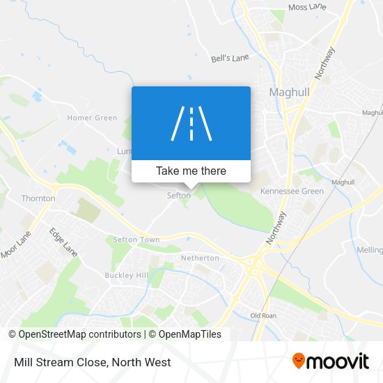 Mill Stream Close map