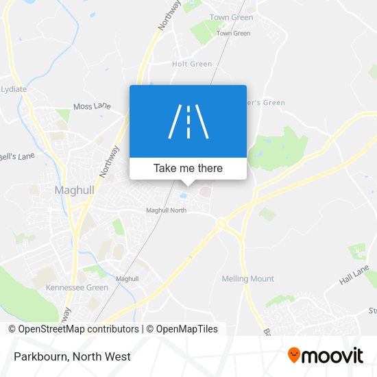 Parkbourn map