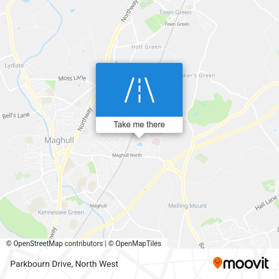 Parkbourn Drive map