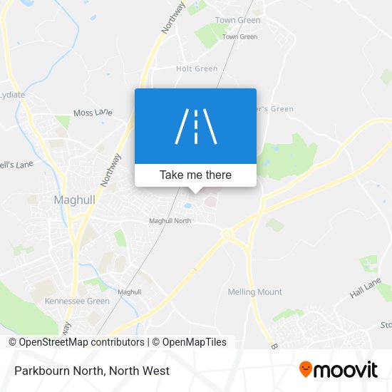 Parkbourn North map