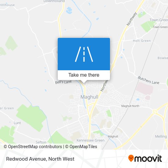 Redwood Avenue map