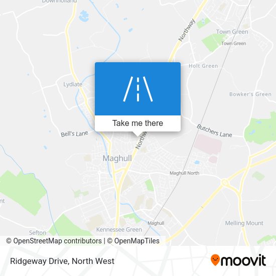 Ridgeway Drive map