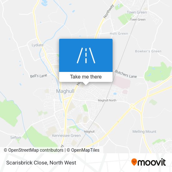 Scarisbrick Close map