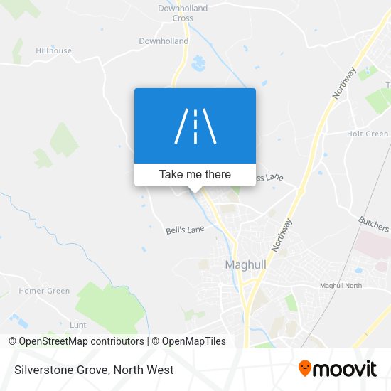 Silverstone Grove map