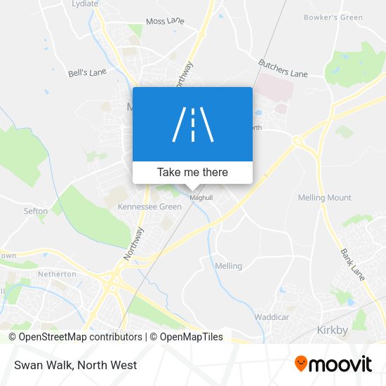 Swan Walk map