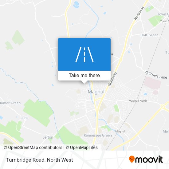 Turnbridge Road map