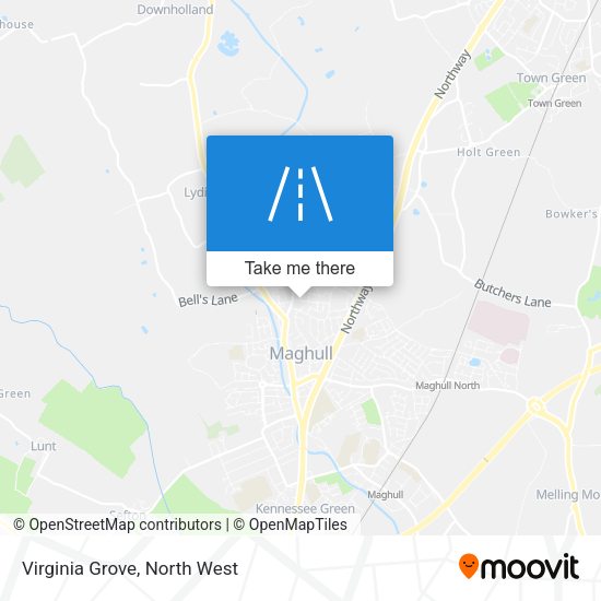Virginia Grove map