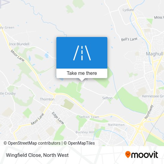 Wingfield Close map