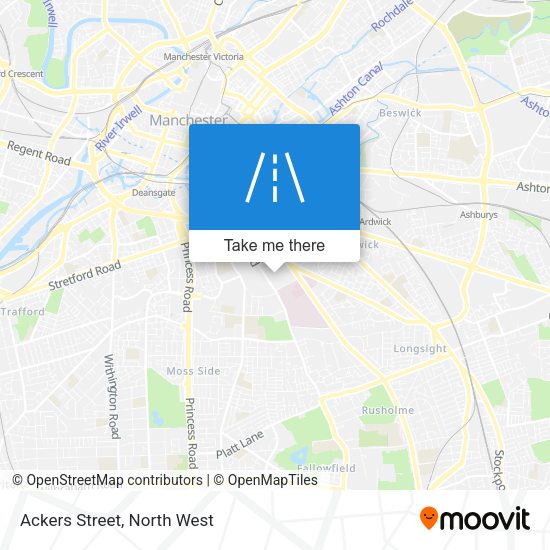 Ackers Street map
