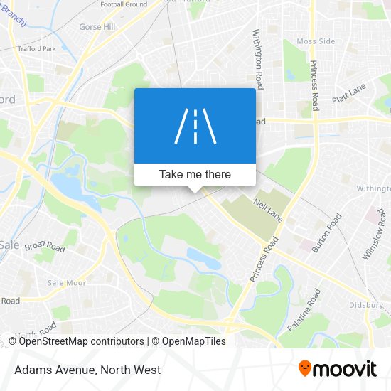 Adams Avenue map
