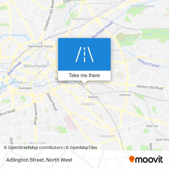 Adlington Street map