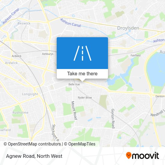 Agnew Road map