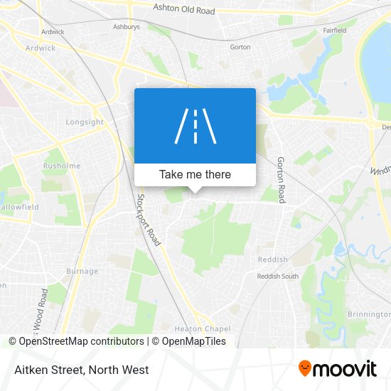 Aitken Street map