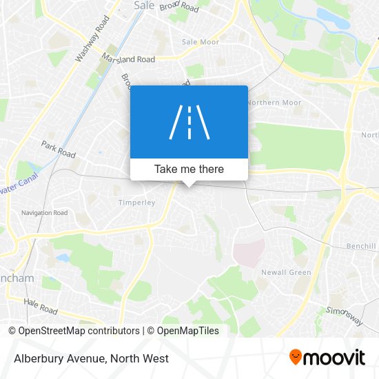 Alberbury Avenue map