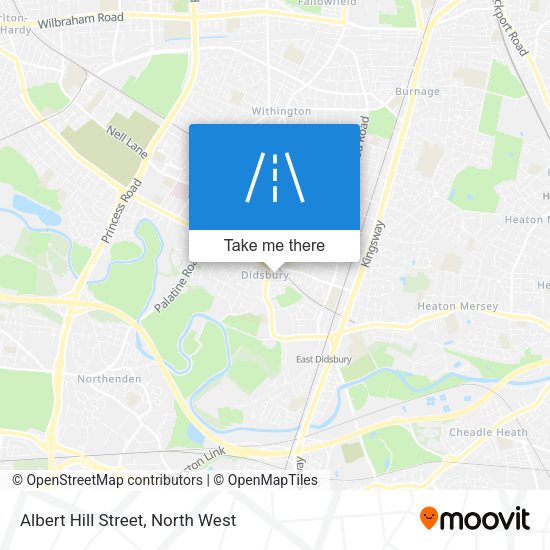 Albert Hill Street map