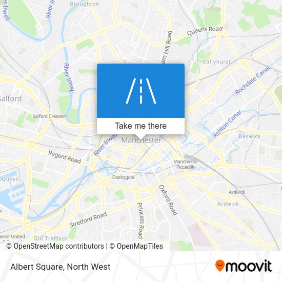 Albert Square map