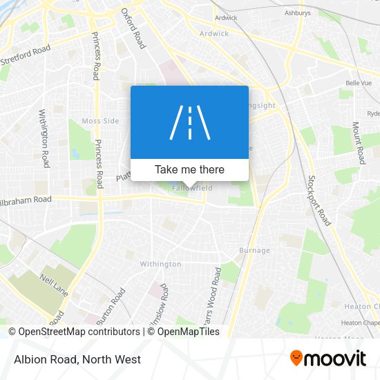 Albion Road map