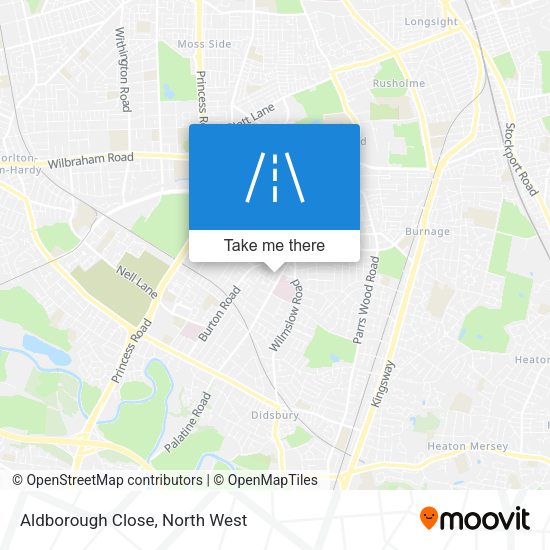 Aldborough Close map